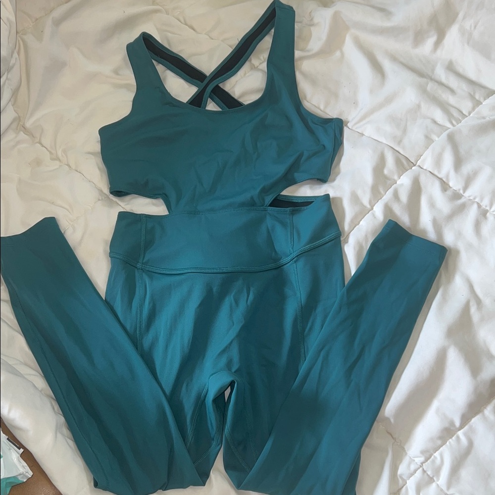FP Movement Teal Activewear Set